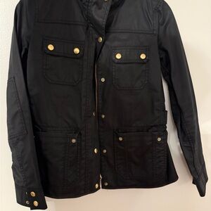 J. Crew Black Jacket with Gold Accents